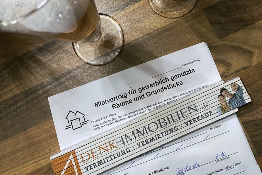 Unterschriebener Mietvertrag Dez 2020
