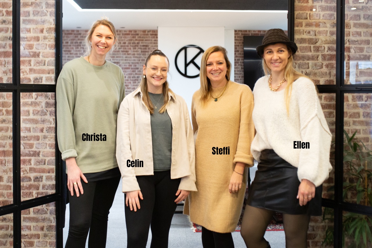 Teambild mit Namen