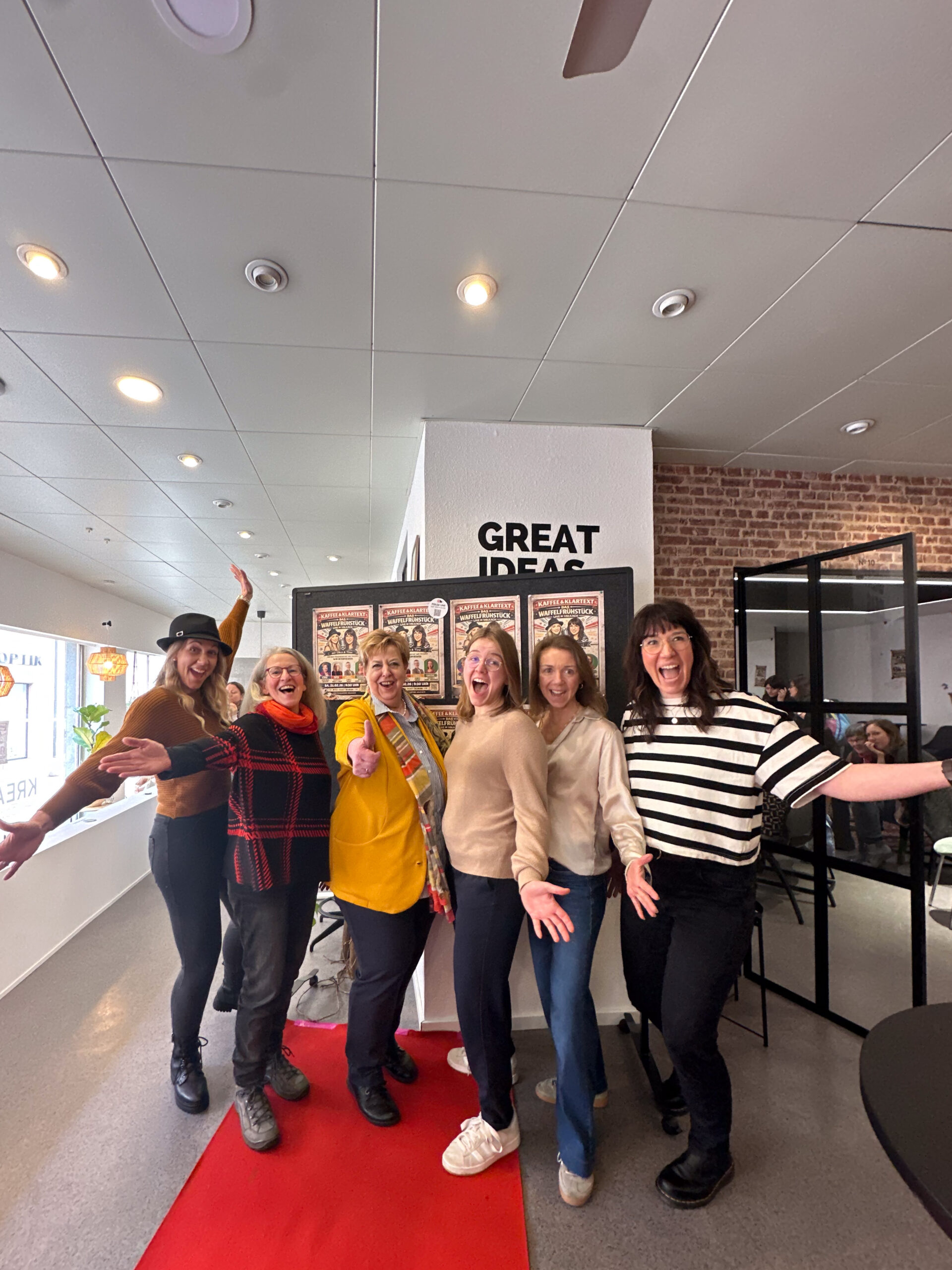 Ellen Kimmel, Barbara Nikola-Bier, Gerlinde Martin, Anika Menz, Monika Jandl-Meisner